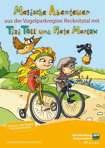 Bild: Tizi und Fietes „Magische Abenteuer aus der Vogelparkregion Recknitztal“ als Hörbuch