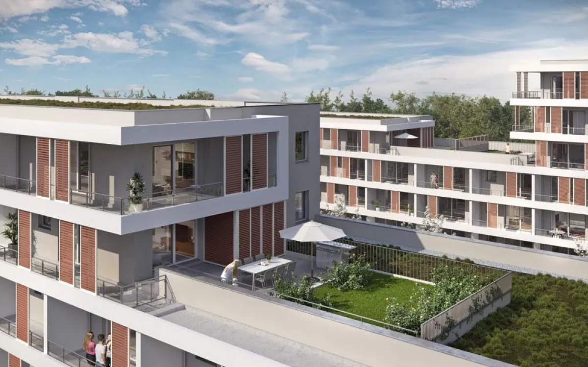 Immobilie von DEMOS - Perlacher Grün - Illustration