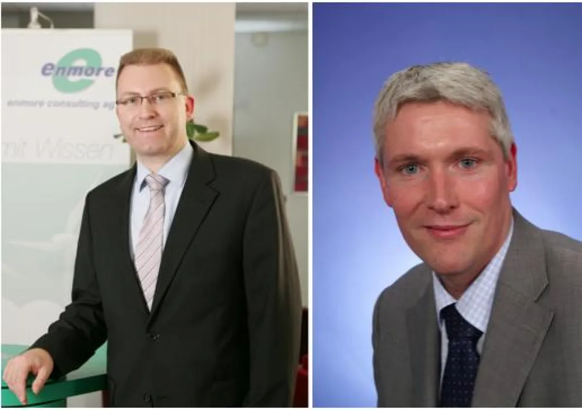 Marcus Hartmann, Vorstand, und Michael Köster, stellvertretendes Vorstandsmitglied, der enmore consulting ag
