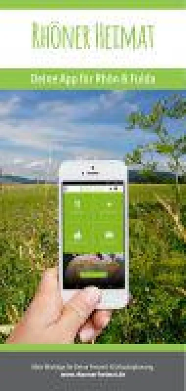 Flyer RHÖNER HEIMAT - Deine App für Rhön & Fulda