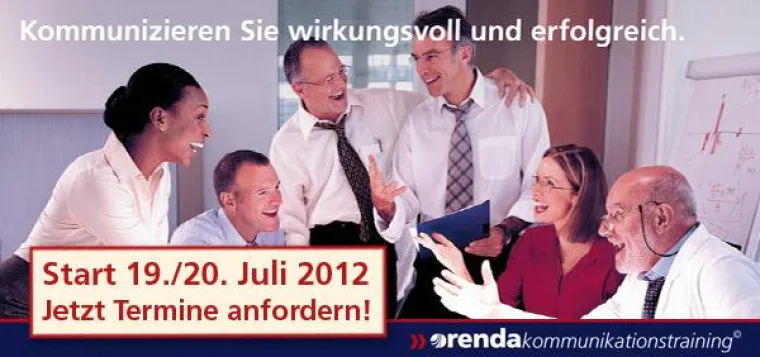 Bild: Der orenda Verlag kündigt Kommunikationstraining 2012 an