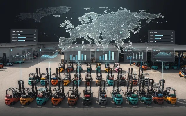 Bild: Der digitale Reifegrad des Gebrauchtstapler-Marktes