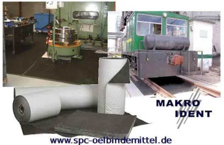 Bild: Ölbindemittel: Rutschfeste, ölbindende Matten für stark frequentierte Bereiche