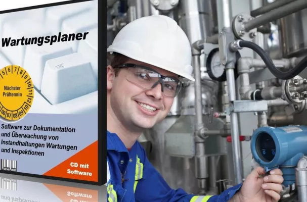 Bild: Wartungsplaner 2012 für Windows denkt an offizielle Prüffristen für Geräte: Jetzt neu mit Zukunftsplanung