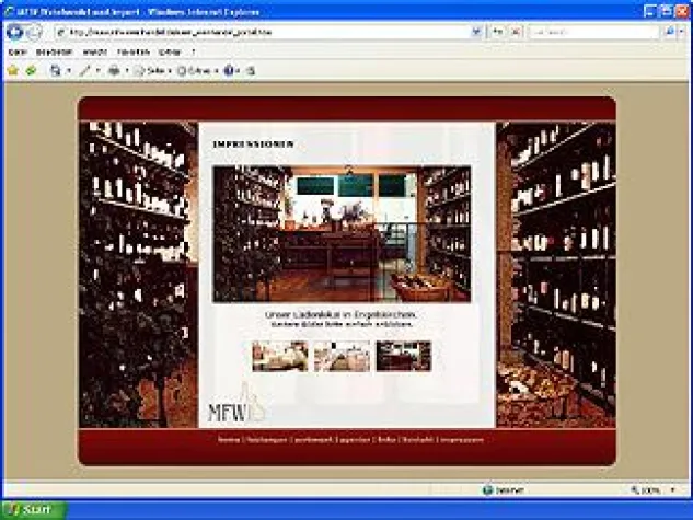 Bild: MFW Weinhandel geht mit neuer Homepage online - Bonner Agentur sorgt für Look & Feel