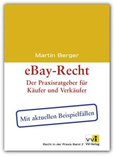 Bild: Einladung zur Buchvorstellung „eBay-Recht“ am 26. Februar 2008 mit Autor Martin Berger
