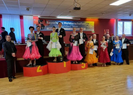 Bild: Standardtanz-Elite war zu Gast beim TSC dancepoint Königsbrunn zu den Bayerischen Meisterschaften 2023