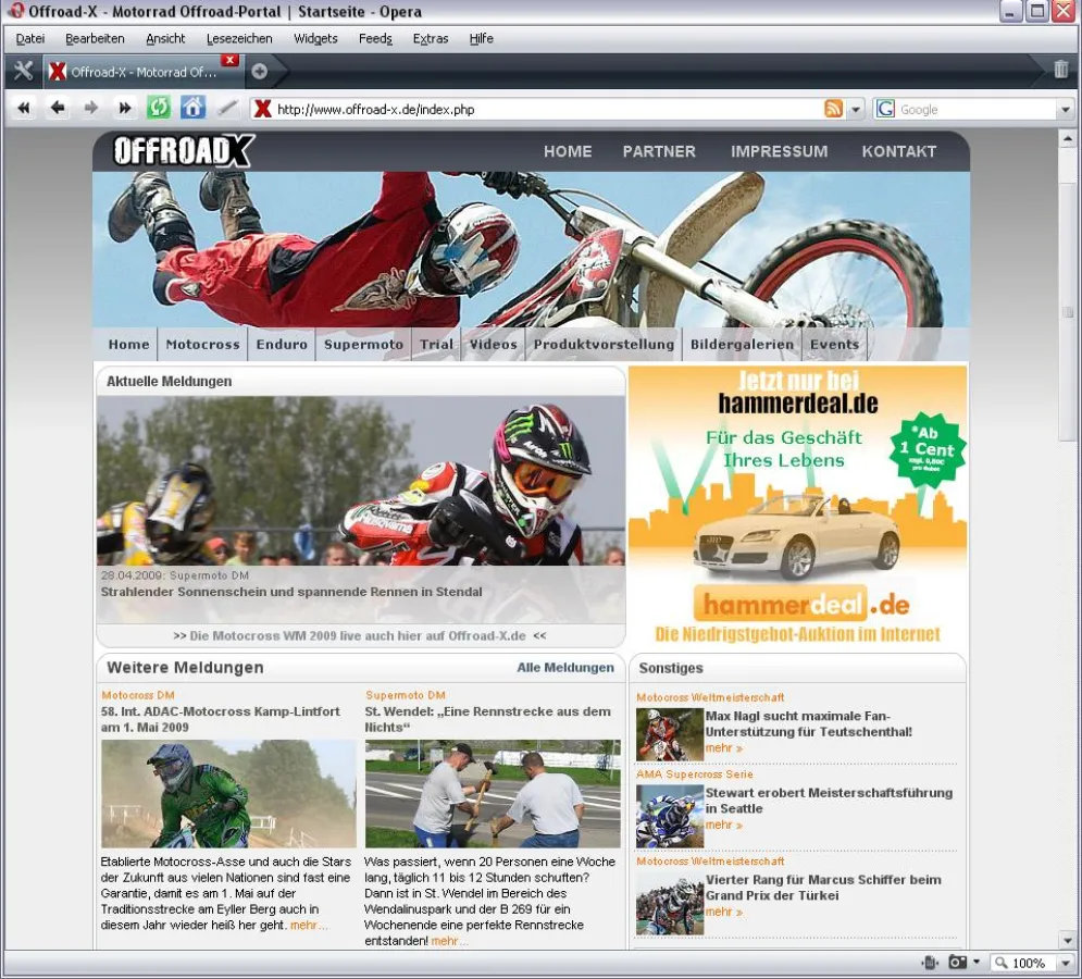 OFFROAD-X.de das neue Projekt der TF-webmedia
