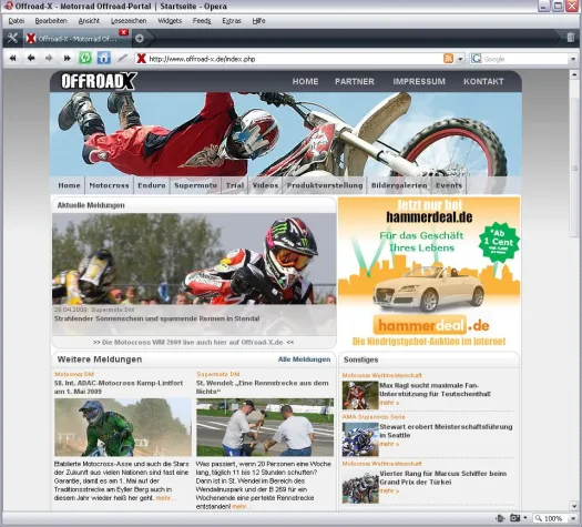 Bild: TF-webmedia nimmt neues Motorrad Offroad-Portal in Betrieb