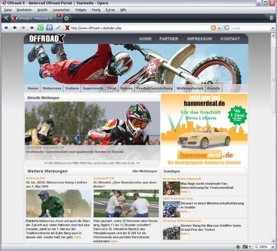 TF-webmedia nimmt neues Motorrad Offroad-Portal in Betrieb Bild: TF-webmedia nimmt neues Motorrad Offroad-Portal in Betrieb
