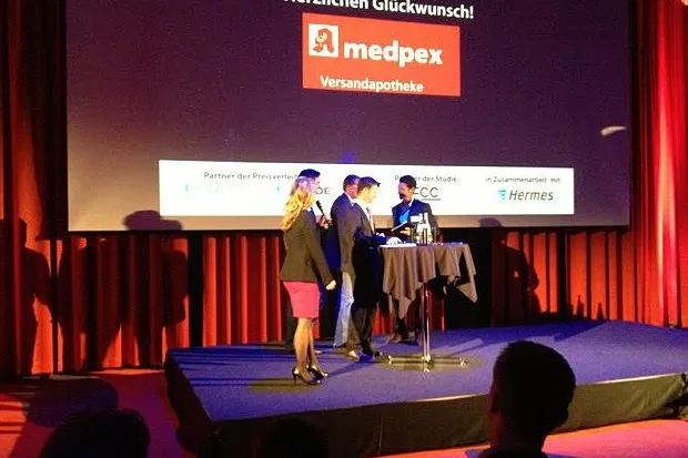 medpex Sieger beim Deutschen Online-Handels-Award 2013 Bild: medpex Sieger beim Deutschen Online-Handels-Award 2013