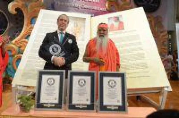 Bild: Drei weitere Guinness Weltrekorde für Sri Ganapathy Sachchidananda Swamiji