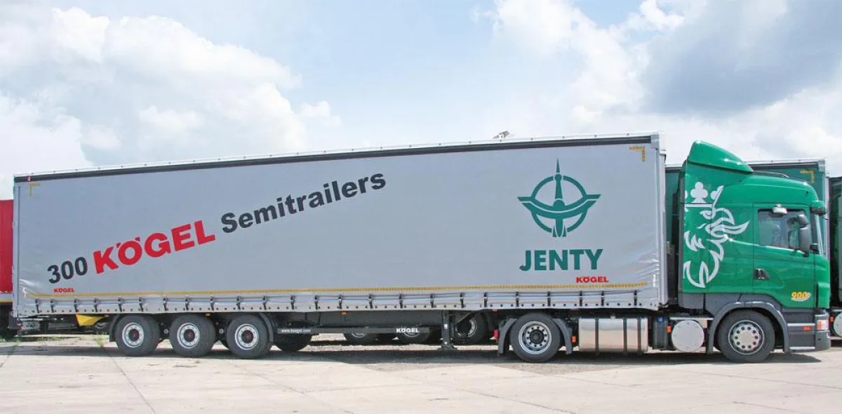 Der 300. Kögel Auflieger für Firmengruppe Jenty