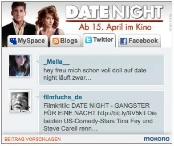 Bild: mokono‘s Social Media Ad vereint Mediaplanung und Social Media