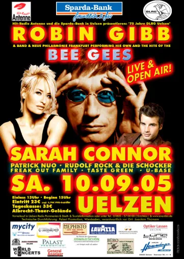 Bild: Robin Gibb einziges Konzert in Deutschland- Sommer-Open-Air Uelzen