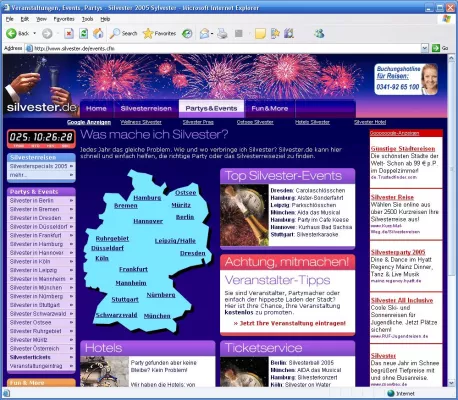 Bild: Und wo feiern Sie Silvester...?