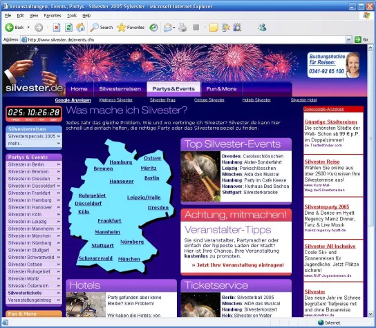 Bild: Und wo feiern Sie Silvester...?
