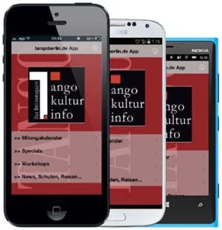 Berlin Tango App: tangoberlin.de bringt mobile Leidenschaft auf Smartphones und Tablets Bild: Berlin Tango App: tangoberlin.de bringt mobile Leidenschaft auf Smartphones und Tablets