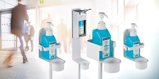 Bild: Händedesinfektion: Sicherheit für Kunden und Kollegen