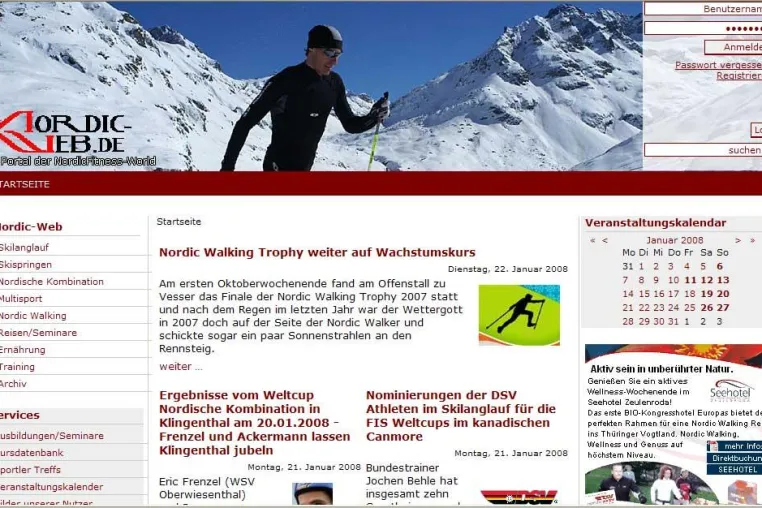 Bild: nordic-web.de in neuem „Sport-Dress“
