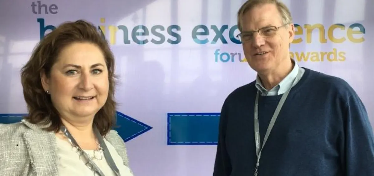 Diana Walther, ActionCOACH Wuppertal, im Gespräch mit Dominikus von Pescatore, Master-Lizenzpartner