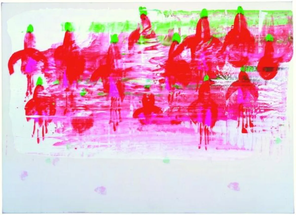 K.H. Hödicke, Verwehte Fuchsien, 2002, (c) VG Bild-Kunst Bonn, 2009