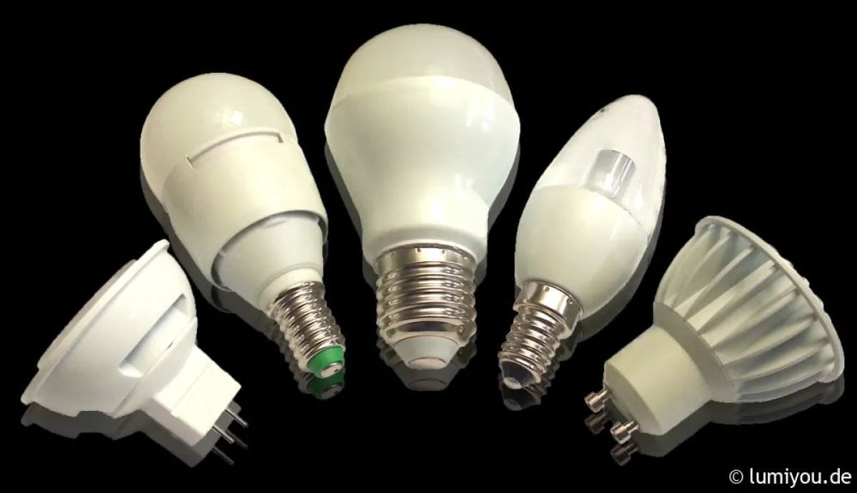 LED Lampen als Glühbirnen-Alternative. Bildquelle: lumiyou.de