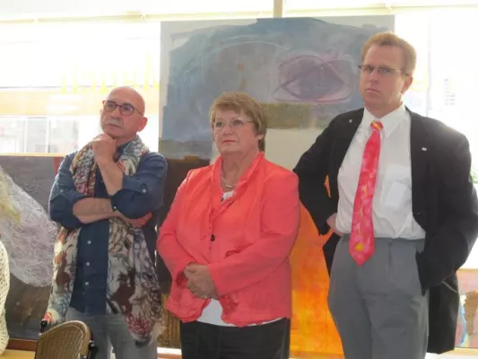 Bild: Vernissage in Galerie Brigitte Mauch wieder gut besucht