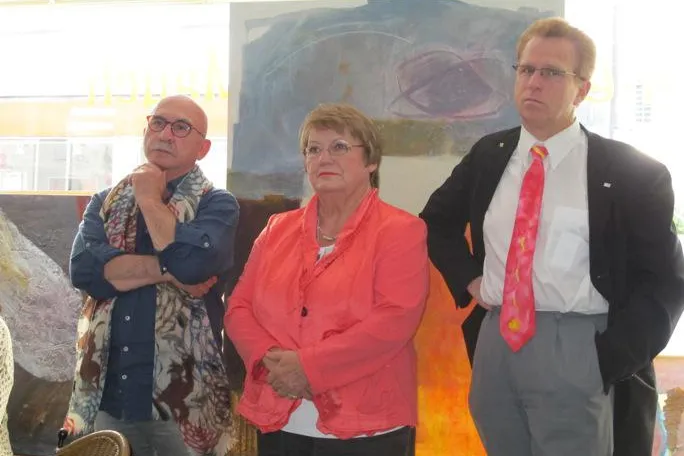 Bild: Vernissage in Galerie Brigitte Mauch wieder gut besucht