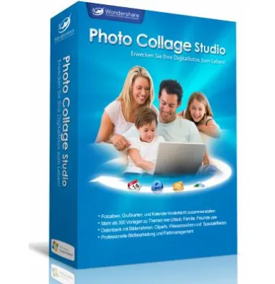 Bild: Wondershare Photo Collage Studio 2010: Fotocollagen, Fotobücher und Kalender wie ein Profi gestalten