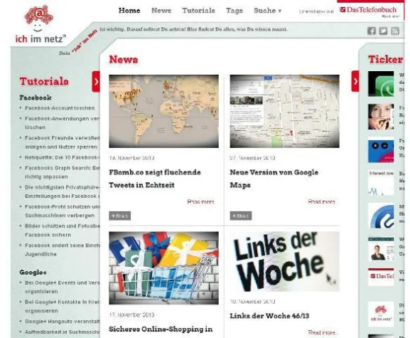 Bild: Das Telefonbuch relauncht Weblog „Ich im Netz“
