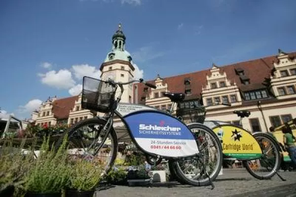 Bild: Mission possible auf zwei Rädern - nextbike vermarktet Werbung auf Fahrrädern über Franchising