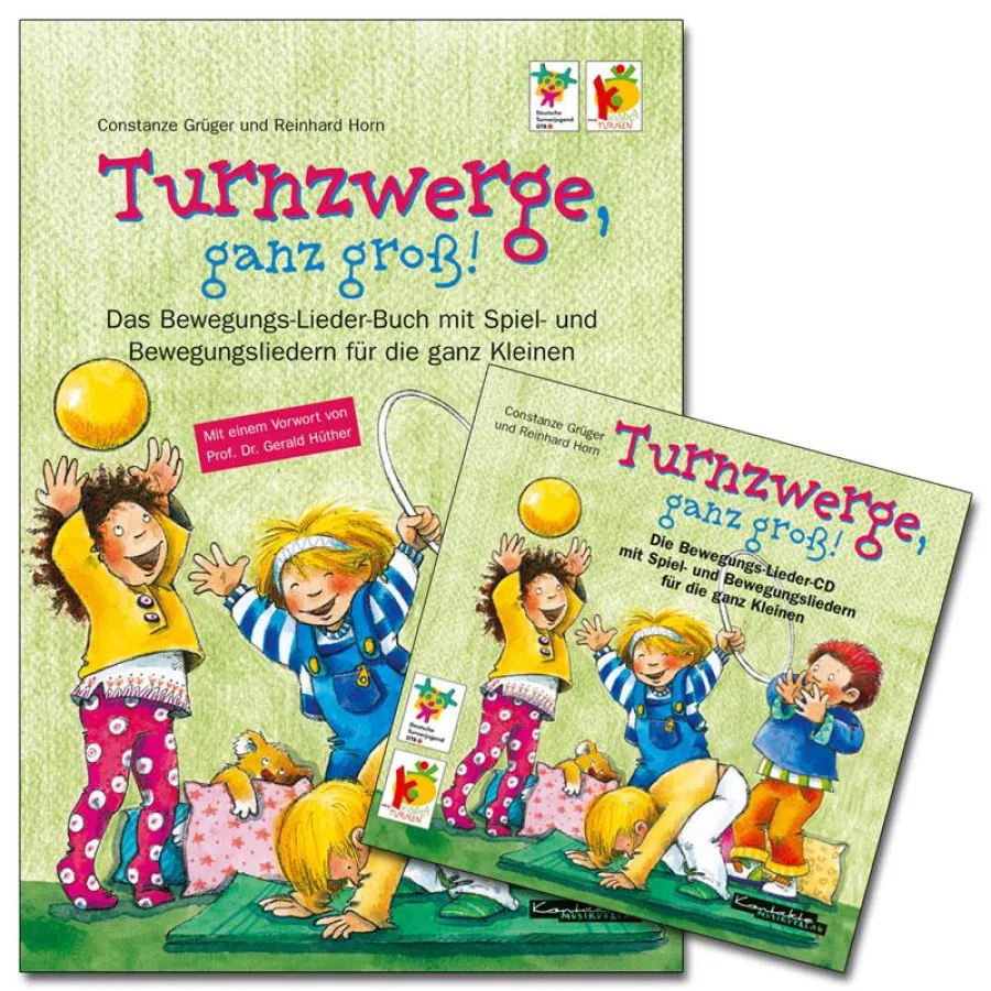 Turnzwerge, ganz groß! - Neue Bewegungslieder und -spiele für Kinder von 2 - 5 Jahren