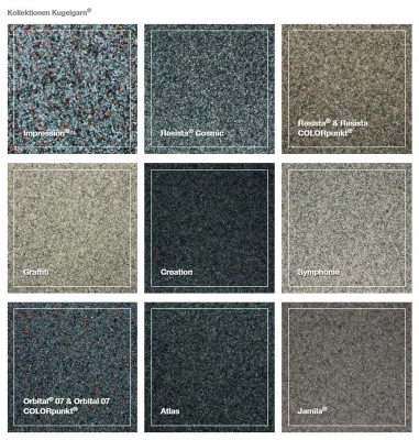 Bild: Fabromont Kugelgarn - strapazierfähige Wohngesundheit im Büro