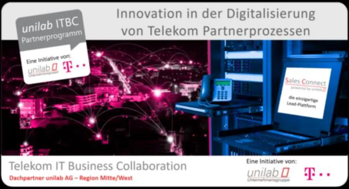 unilab Sales Connect - die Innovation in der Digitalisierung von Telekom Partnerprozessen
