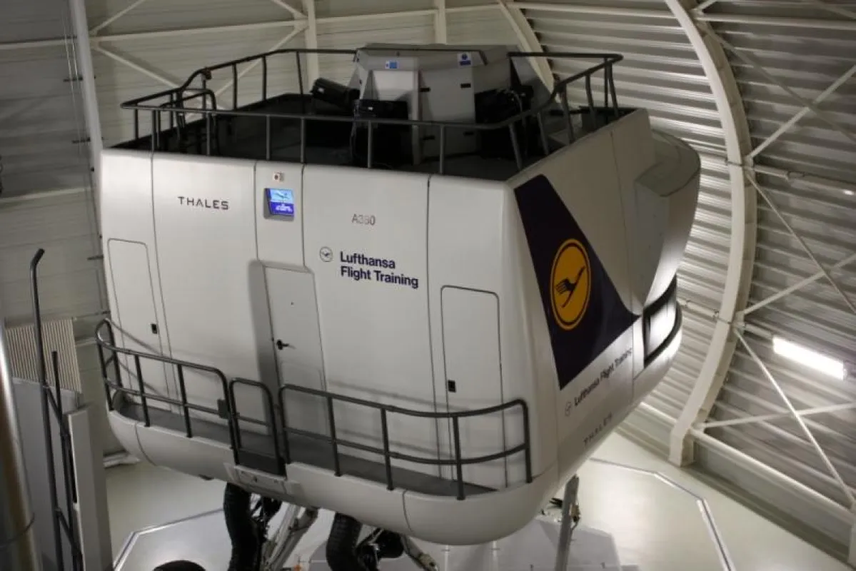 Flugsimulator Airbus A380 in Frankfurt