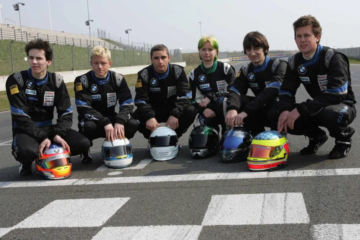 Jackie Weiss im Formel BMW Team (offizieller Testtag in Oschersleben)