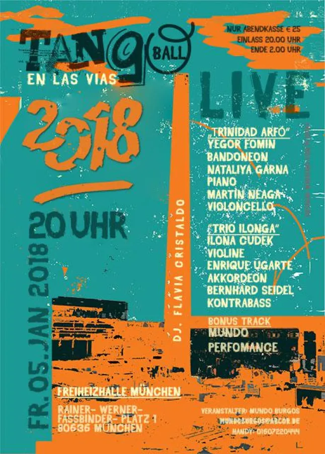 Großer Tangoball in der Freizhalle, München