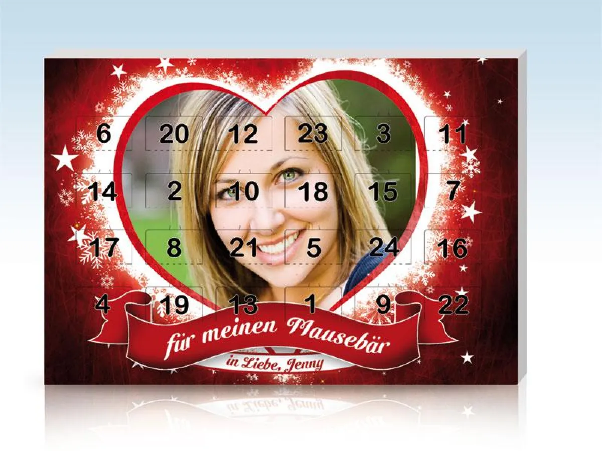 Persönliche Adventskalender mit eigenen Fotos designen