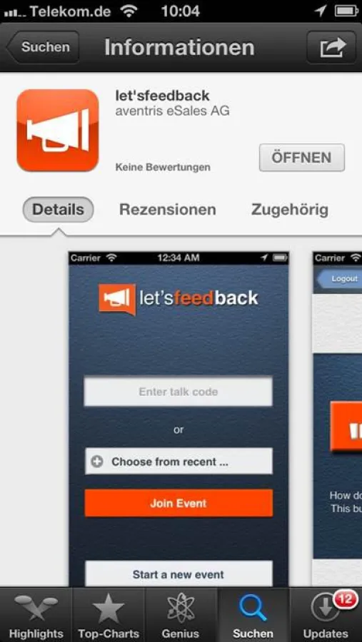 Letsfeedback-App