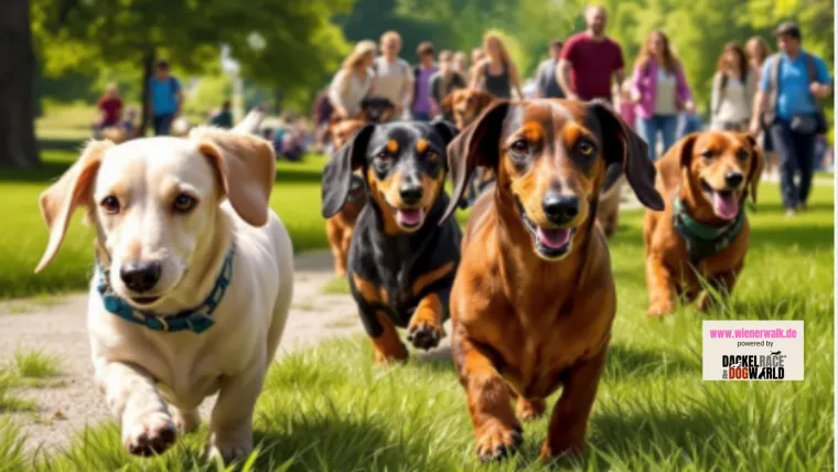 Bild: Erster Münchner „WienerWalk“ für Dackel & Fans 
