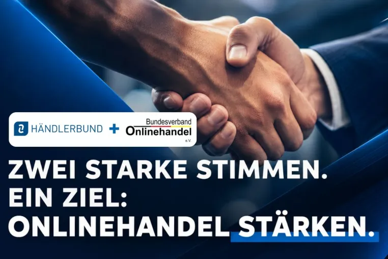 Bild: Gemeinsam stark: Händlerbund und BVOH stärken mit klarer Rollenverteilung die Stimme der KMU-Onlinehändler