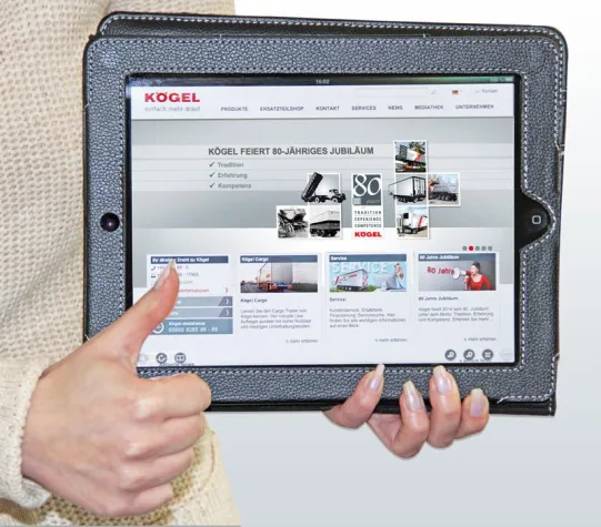 Bild: Frisch und neu: Relaunch der Kögel Internetseite zum 80. Jubiläum