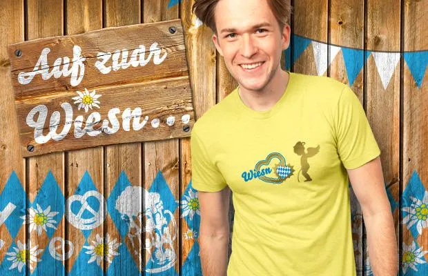 Bild: Dirndl oziehn und ob auf de Wiesn - Spreadshirts Modetipps für das Oktoberfest 2011