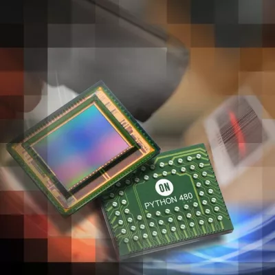 Bild: Die kleinen und energiesparenden PYTHON 480-Sensoren von ON Semiconductor vermeiden Zusammenstöße von Drohnen