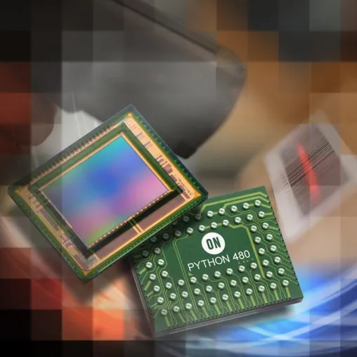 Bild: Die kleinen und energiesparenden PYTHON 480-Sensoren von ON Semiconductor vermeiden Zusammenstöße von Drohnen