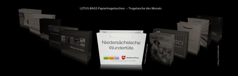Bild: Papiertragetasche des Monats - Niedersachsen