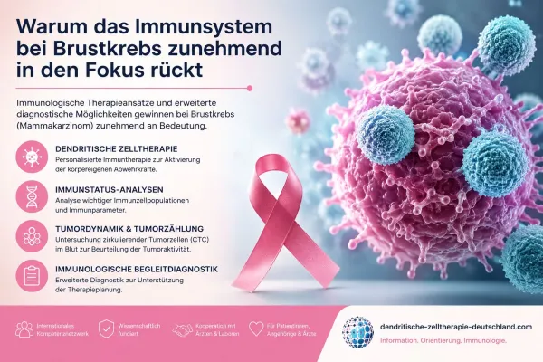 Bild: Warum das Immunsystem bei Brustkrebs zunehmend in den Fokus rückt.
