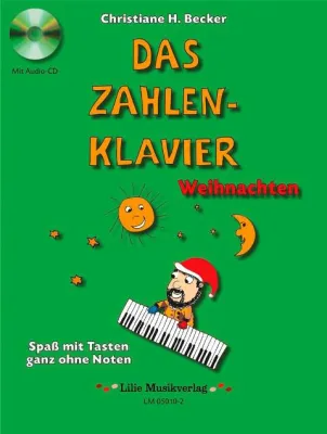 Bild: Das Zahlenklavier - Weihnachten. Klaviernoten für Anfänger, ohne Noten, mit CD