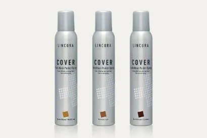 Erste und sichere Hilfe für lichte Stellen und grauen Haaransatz LINCURA COVER Farb Haar Puder Spray Bild: Erste und sichere Hilfe für lichte Stellen und grauen Haaransatz LINCURA COVER Farb Haar Puder Spray